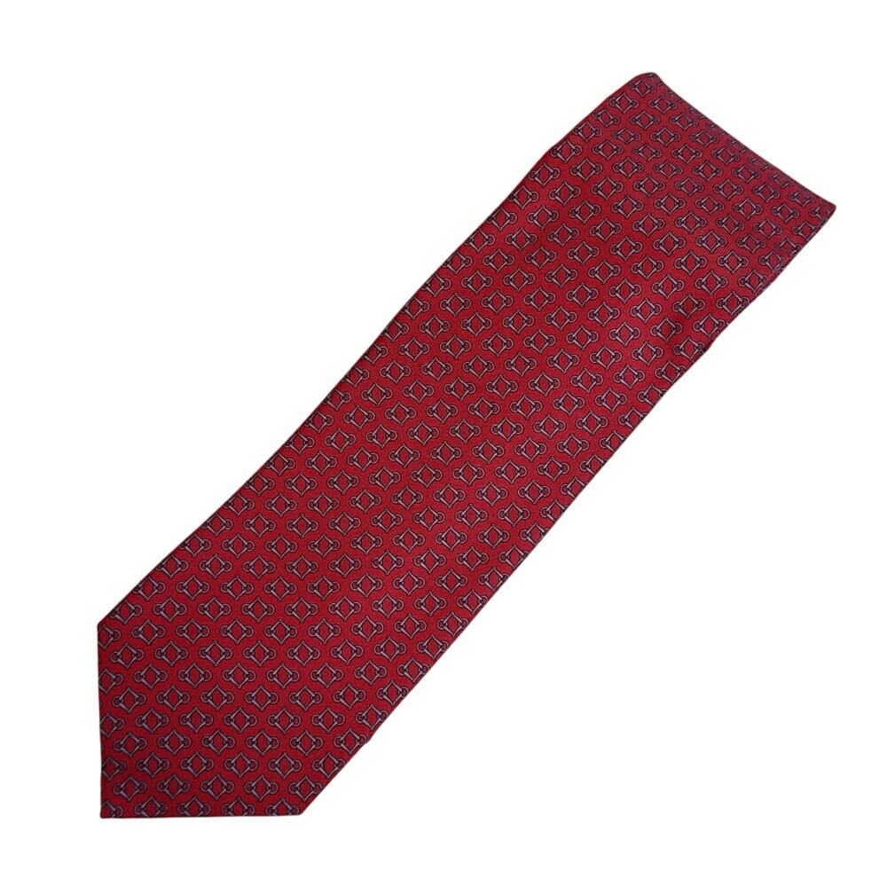 HERMES tie, red